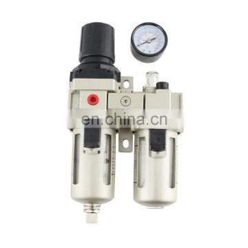 AC2010-02 AC3010-03 AC4010-04-06 AC5010-06-10 FRL Pneumatic air compressor air filter regulator
