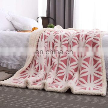 Sherpa Fleece Blanket Fluffy Soft  Dual Sided Throw Blanket Travel Camping Blanket fit Couch Sofa Bed