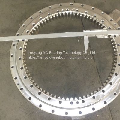 Customized XSI 140544N cross roller bearing size 614*444*56mm
