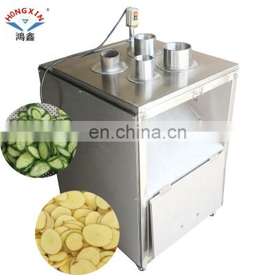 Lotus root slicer equipment stainless steel four mouth slicer automatic banana slicer machine