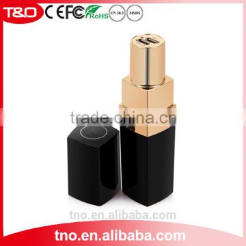 Channel lipstick power bank 3000mah hot new products for 2016                        
                                                Quality Choice