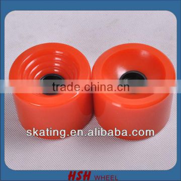 Chinese high rebound long boad skate board 75X56 PU wheel