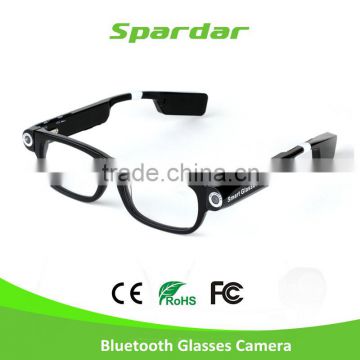 High Resolution 720P Camera Portable Bluetooth Safety Glasses