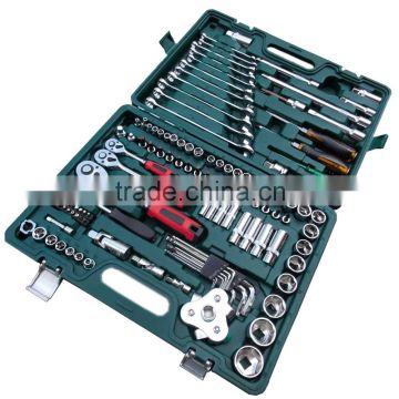 121-piece Socket Ratchet Wrench Set for Machine or Auto Maintenance and Repair