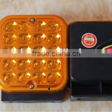 12/24 volt LED fog lamp/signal lamp with PP plate