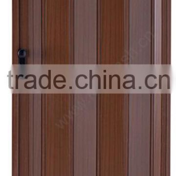 Offic fold glass partit wall louver door with lock