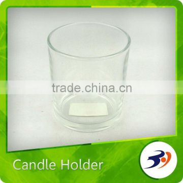 Made In China Crack Glass Candle Holder With Painting