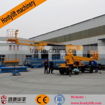 articulated boom lift/small boom lifts/spider lift cherry picker