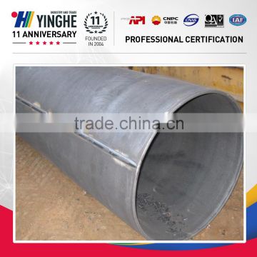 large diameter thick wall erw welded black steel pipe China manufacturer