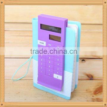 Hot sale christmas gift calculator for notebook , solar silicone calculator,cheap calculators for sale