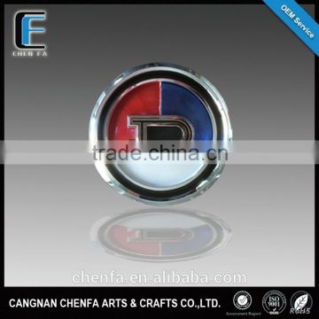 Custom fashion outdoor chrome plating car emblem badges
