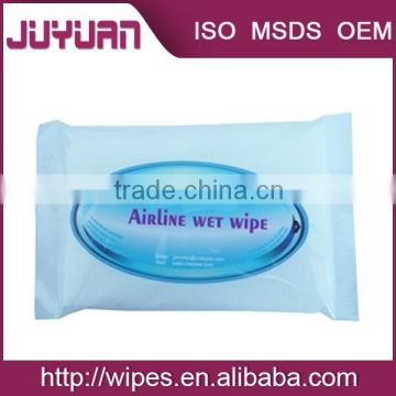 OEM disposable Unscented airline wet wipes