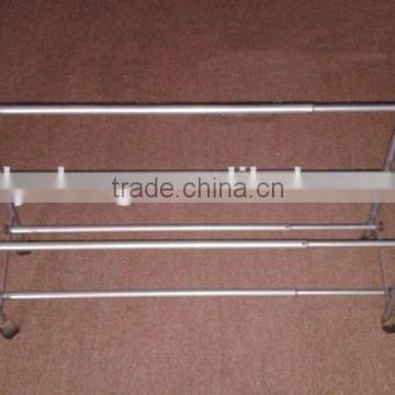 Hot selling 3 tier expandable removable iron shoe rack
