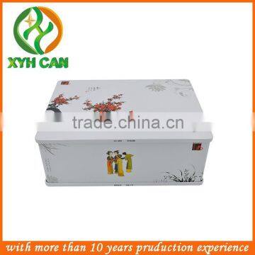 metal packaging tinned box with easy open lids