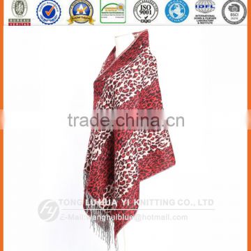 wholesale woven 100%acrylic shawls and scarves