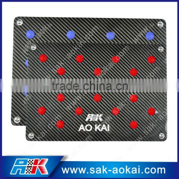 Racing car pedal pads car foot pedals universal car pedal pads