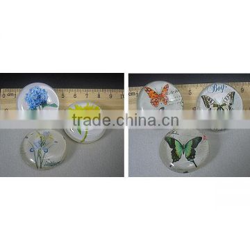 customized decor China glass crystal las vegas fridge magne