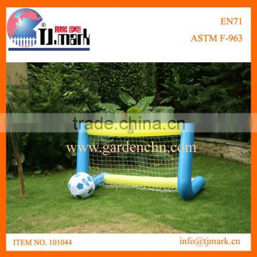Lawn game inflatable soccer goal