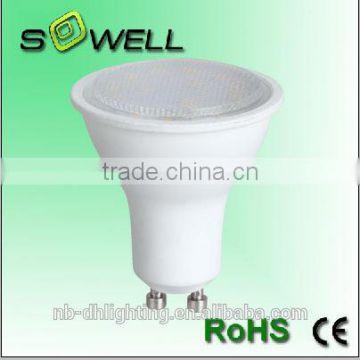 Fashion 220-240V 3W 2835SMD 12PCS GU10 LED lamps, 3000K PBT 30000H LED lights made in China