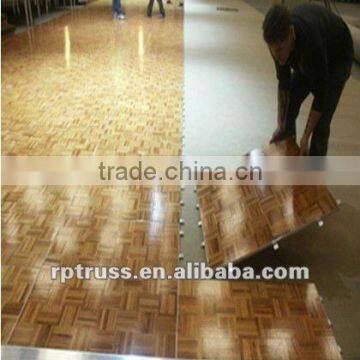 RP Best selling wooden stage floor, outdoor wooden dance floor