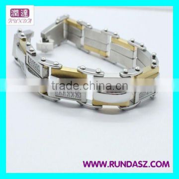 newest fashion good quality promotional 316l stainless steel bracelet for men