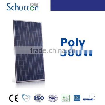 Schutten tire 1 for comeercial poly crystalline silicon 72 cells 300 watt solar photovoltaic panel module with CE/TUV/UL