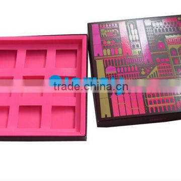 (2014 hot sale) custom printing chocolate box, chocolate paper packaging box