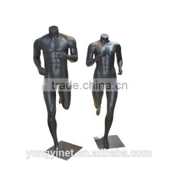 Headless Widow Display good quality fiberglass Athletic Running sports mannequin