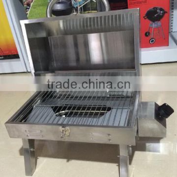 Stainless Steel Finishing indoor gas bbq grill