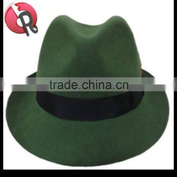 wool felt green hat