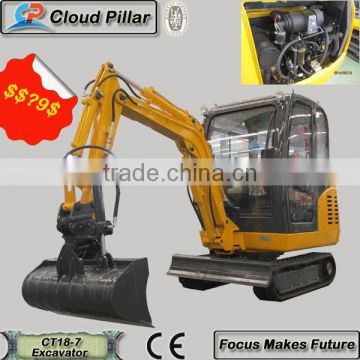 1.8 ton new Hydraulic crawler chinese mini excavate price