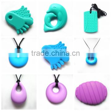 Silicone Pendant Teether Baby Teethers In Bulk