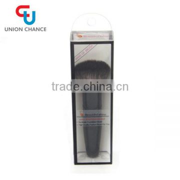 Single Loose Powder Makeukp Brush Black Foundation Cosmetic Brush With Wool Hair