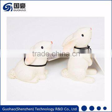 Custom resin bunny figurine christmas ornament