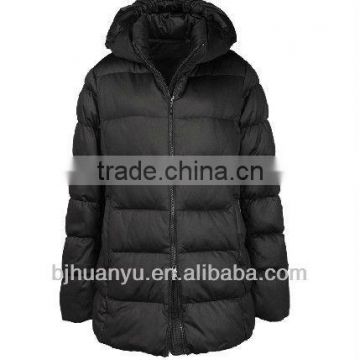 down jacket, coat, long style, goose feather duck feather