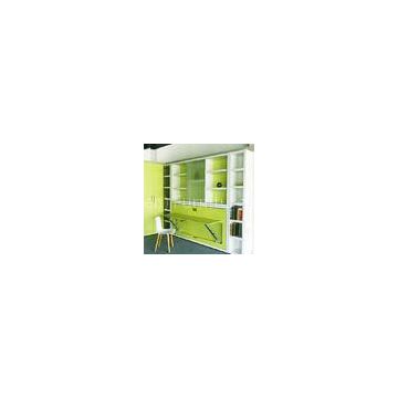 fold down students / Pupils bookcase wall bed mechanism for Dormitory