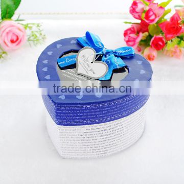 Custom Heart Ribbon Bow Paper Box for Gift Packaging,Creative Wedding Candy Gift Box Stock,cutie inima