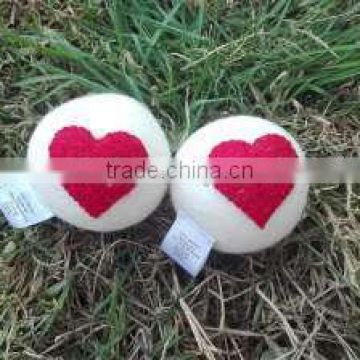 Eco friendly handmade felt dryer balls/ Hot selling color design organic felt dryer ball/Nepal hand made felt dryer balls