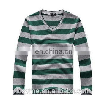 2015 New Arrived Men's Long Sleeve Striped T- Shirt For Autumn Wholesale