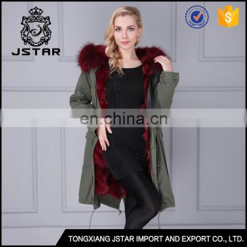 Latest design leather and beaver fur jacket coat women apparel fur winter coats