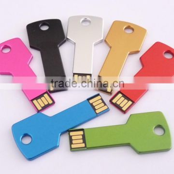 factory direct sell Metal Key USB flash drive with customized color & logo