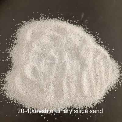 20-40mesh High Temperature Resistance Ordinary Silica Sand Quartz Sand