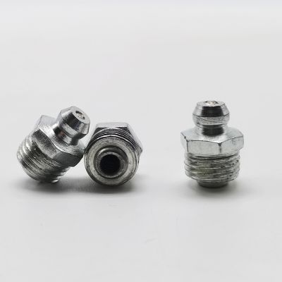 The factory provides China-made zinc steel M10*1 straight grease nozzle, grease nozzle, and auto parts