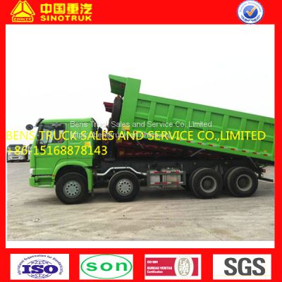 China Sinotruk HOWO 8x4 Used Tipper Truck Dump Truck 12 Tires 371hp Low Price For Sale(less than 20000$)