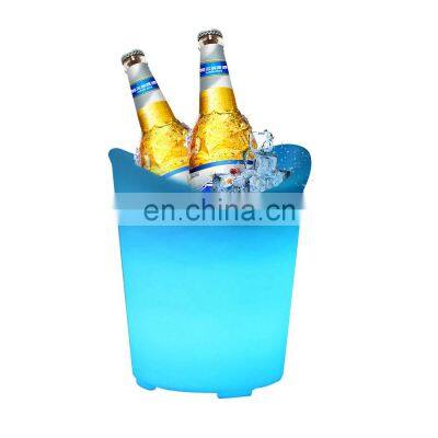 Mini Ice Bucket Cocktail Beer Holder LED Ice Bucket Remote Control Ice Bucket & Chiller