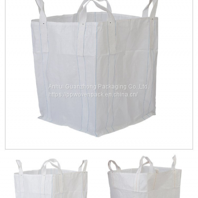 waterproof carbon black big bag for salt with food grade transparent PE liner