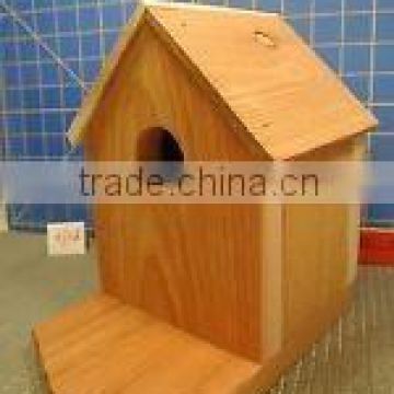 antique small wooden bird house