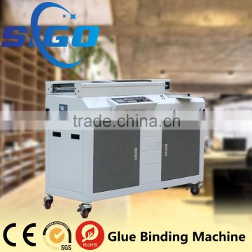 SG-50A+ Semi-Auto Glue binding machine desktop glue binding machine                        
                                                Quality Choice