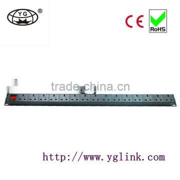 rack PDU UK type PDU British type PDU 1U 15ways switch cabinet PDU UK Power Distribution Unit