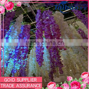 Long 74.81" wedding decoration silk artificial long wisterial